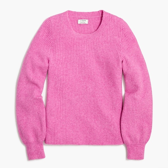 J Crew Pink Extra Soft Sweater - Picture 2 of 2